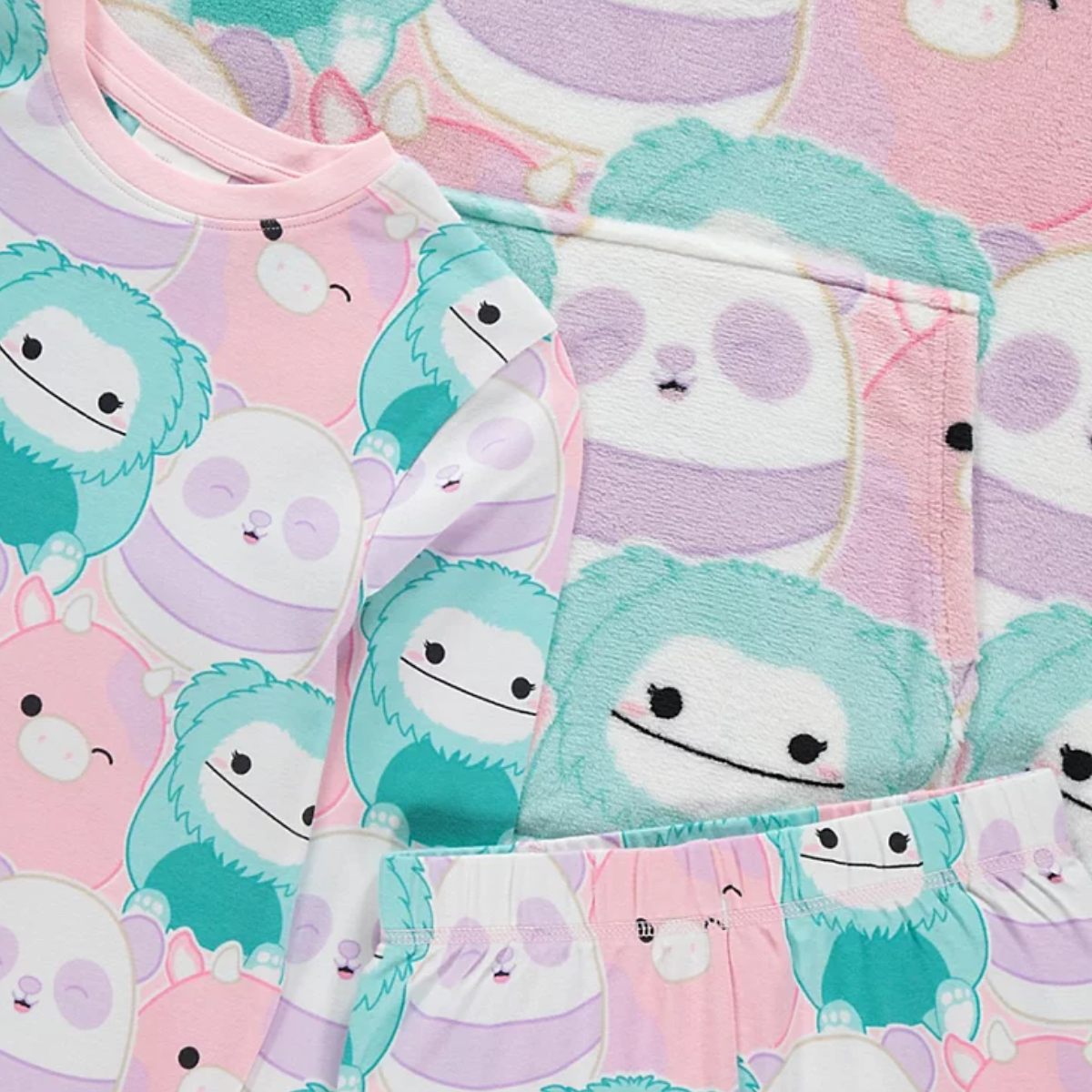 Squishmallows 3pc Pj Set
