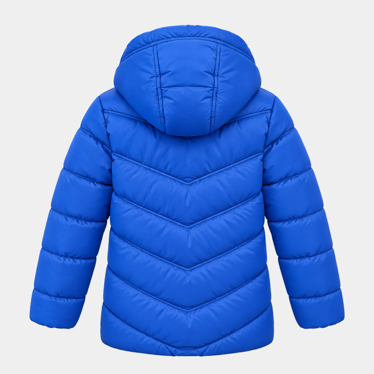 Childrens Fleece Lined Chevron Puffer Jacket