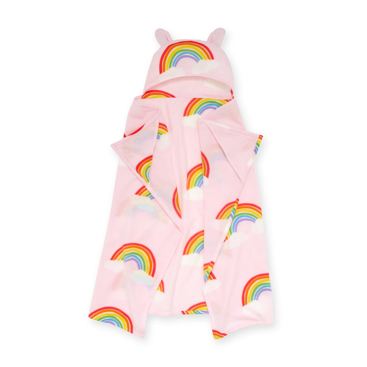 Catherine Lansfield Rainbow Hearts Hooded Fleece