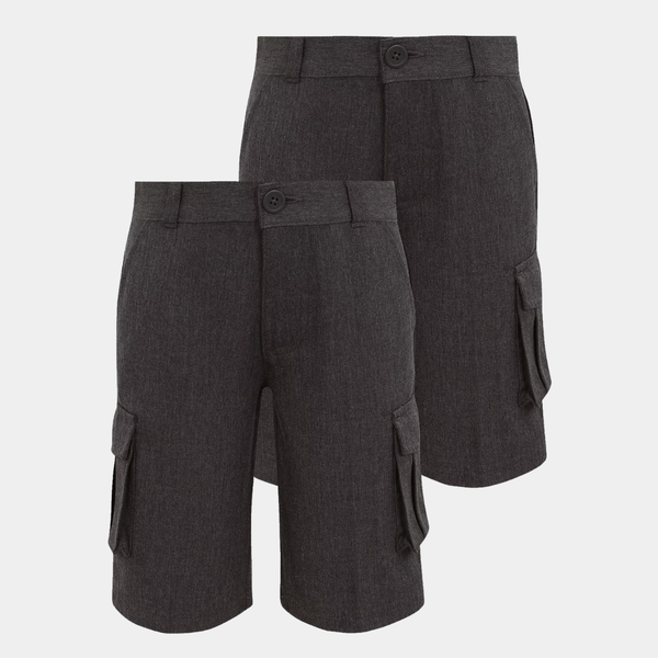 Boys Cargo Regular Leg School Short