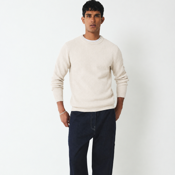 Mens RI Crew Neck Knitted Jumper
