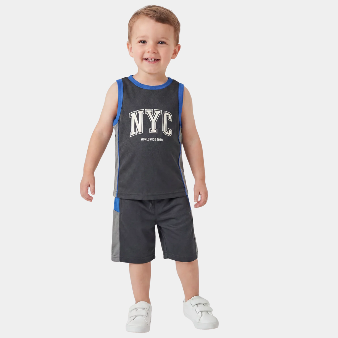 Kids NYC Vest and Short Set