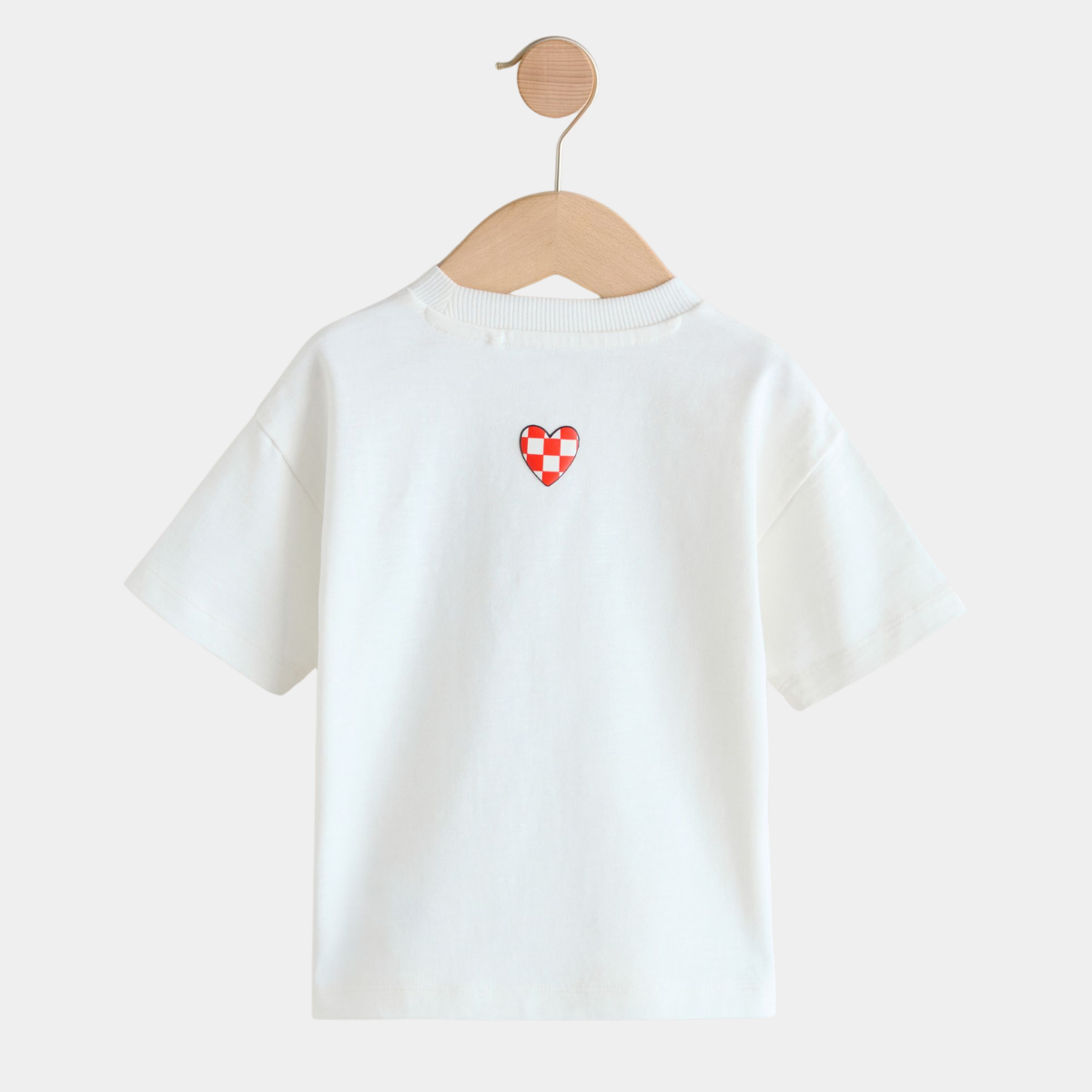 Kids Checked Love T-shirt