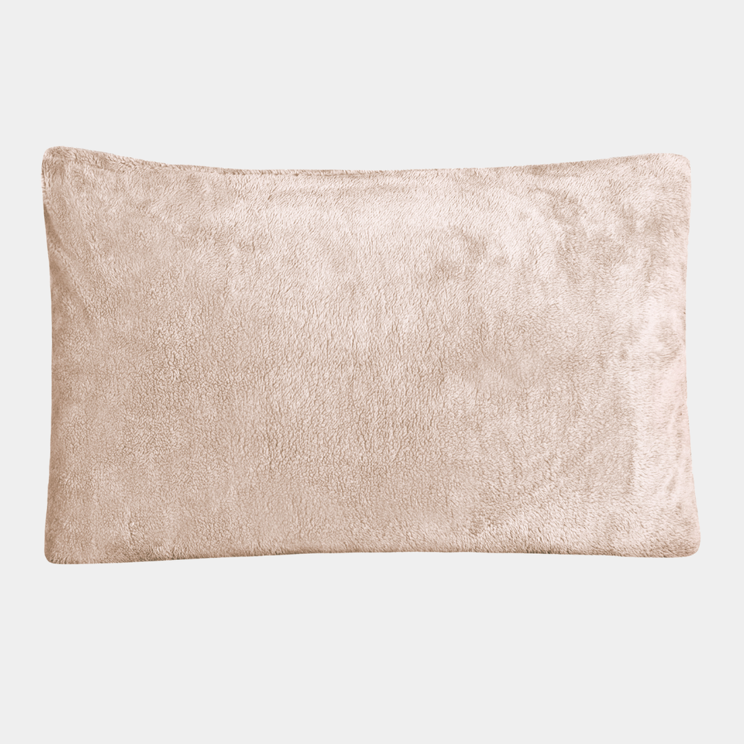 Sleepdown Teddy Fleece Pillowcase Pair