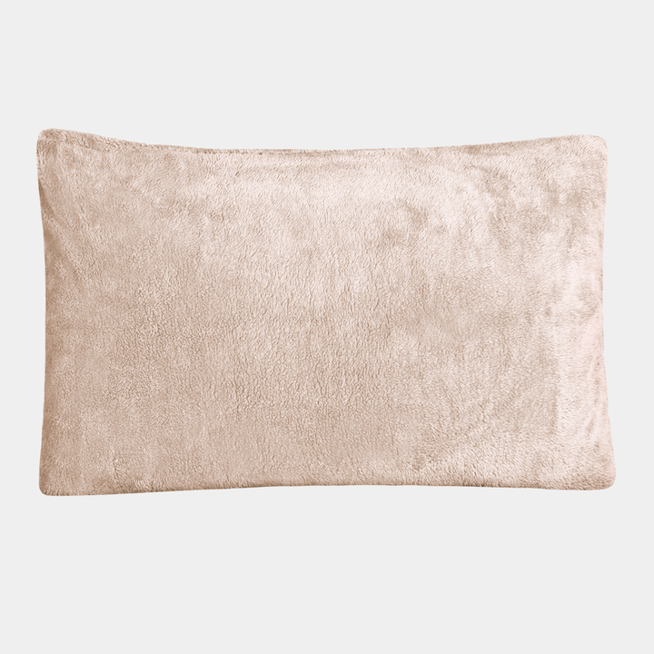 Sleepdown Teddy Fleece Pillowcase Pair