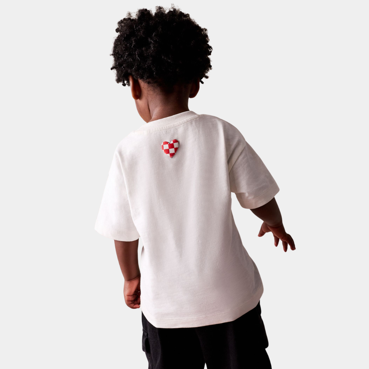 Kids Checked Love T-shirt