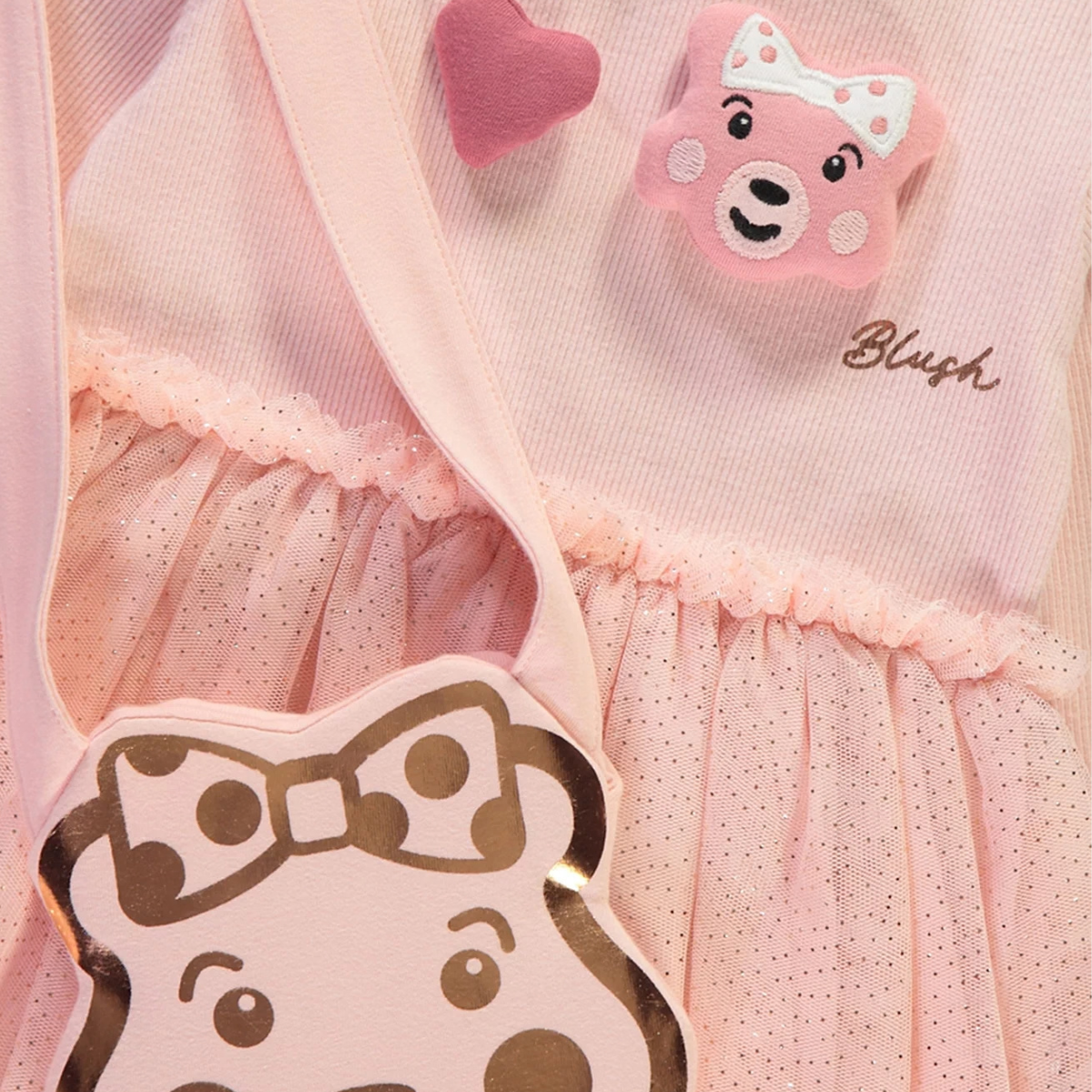 Girls Pudsey Bear Dress and Bag