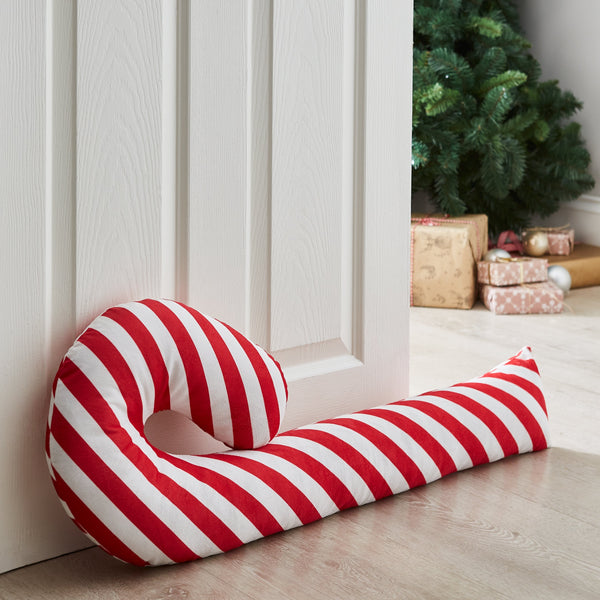 Catherine Lansfield Candy Cane Draught Excluder