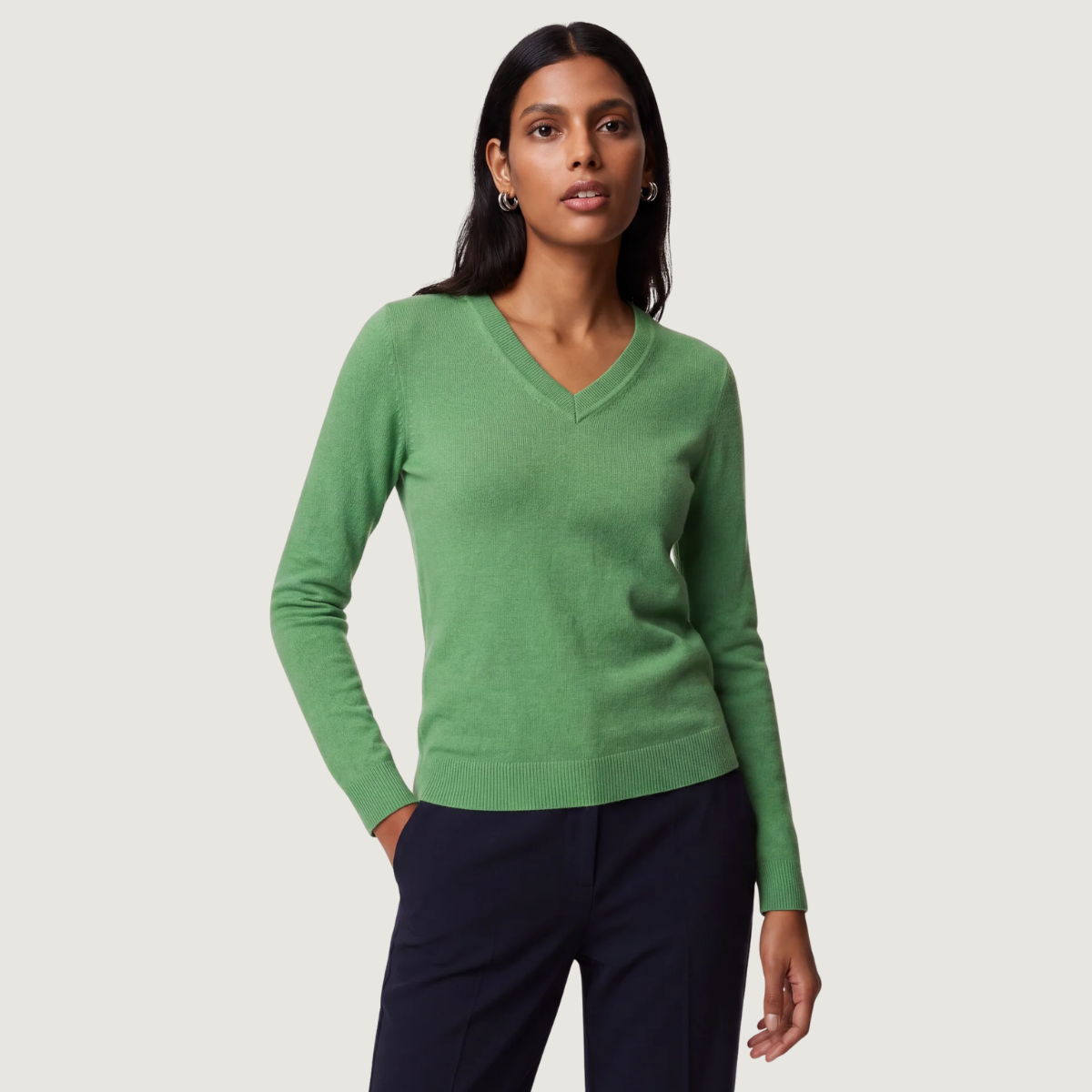 Ladies Super Soft V Neck Jumper
