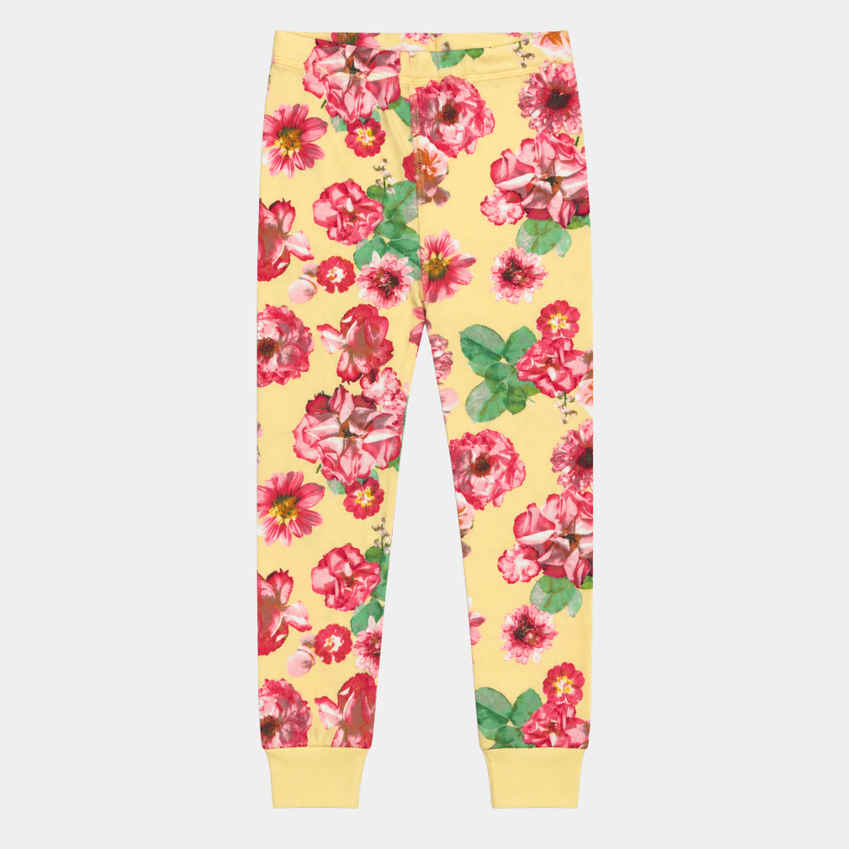 Girls Yellow Floral Pj Bottom