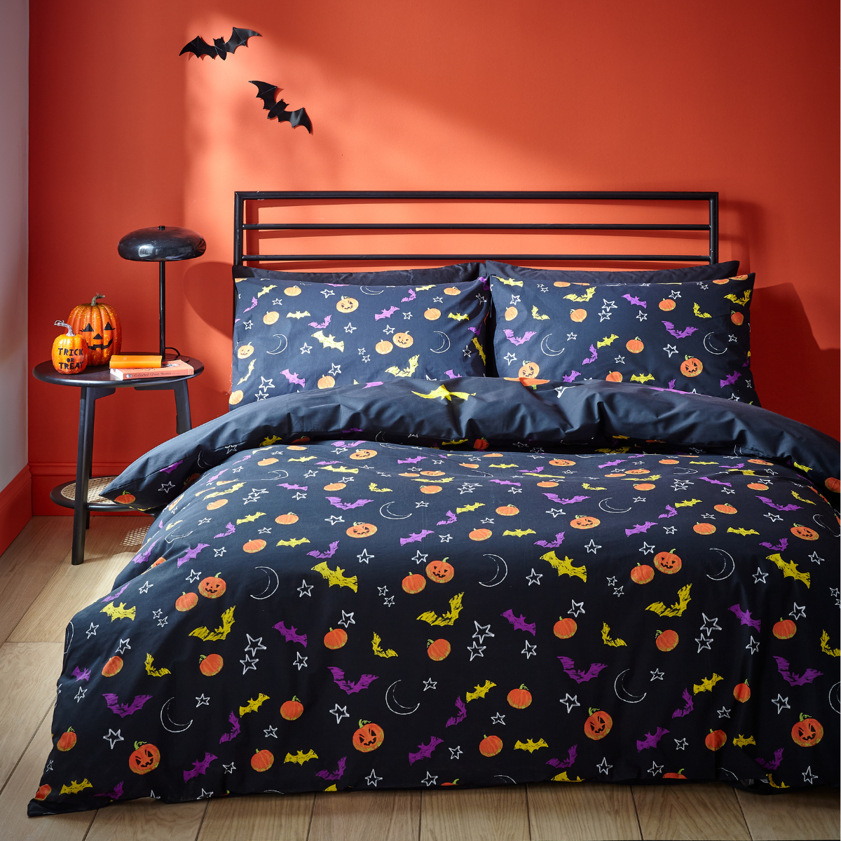 Catherine Lansfield Halloween Trick Or Treat Duvet Cover