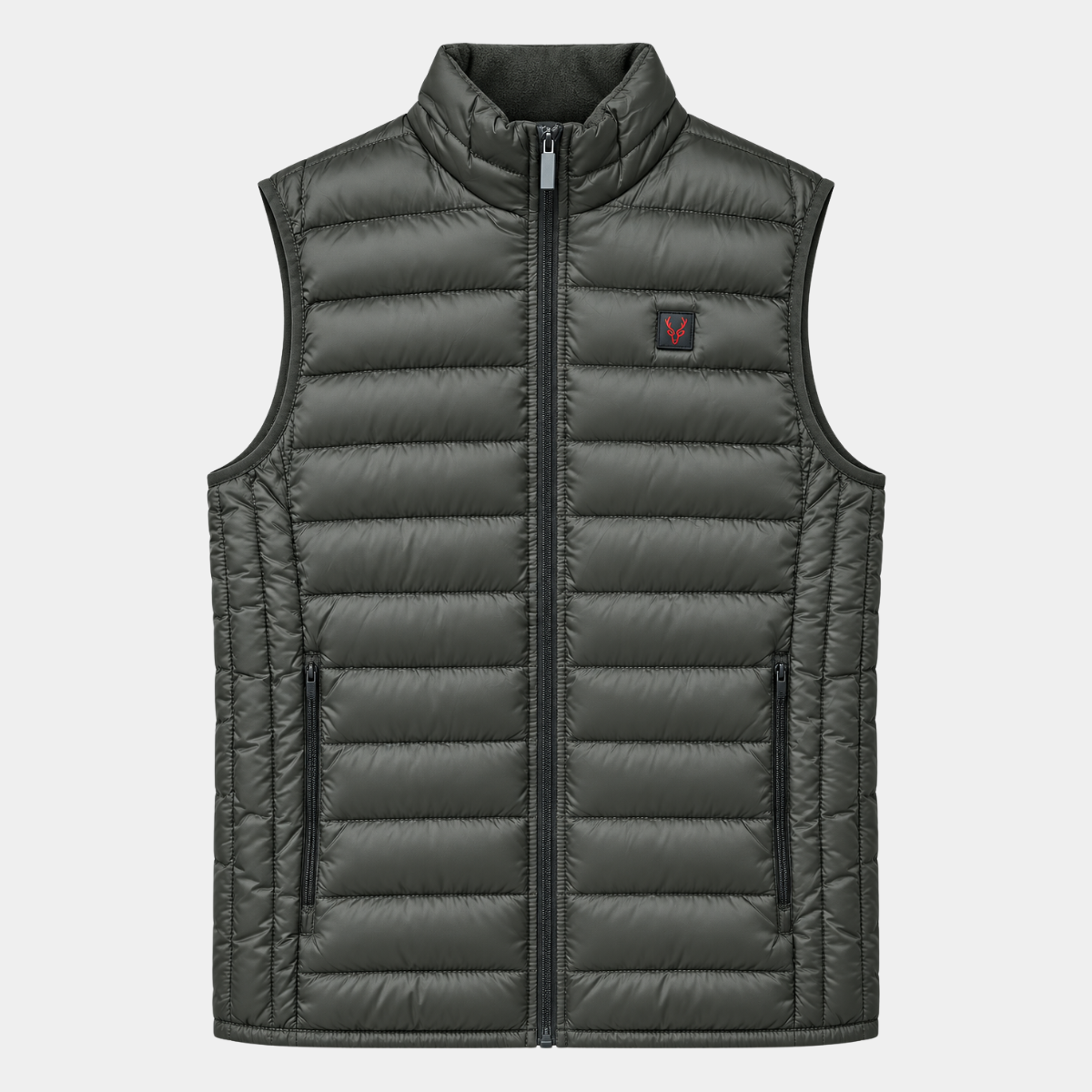 Mens Zip Pocket Contrast Gilet