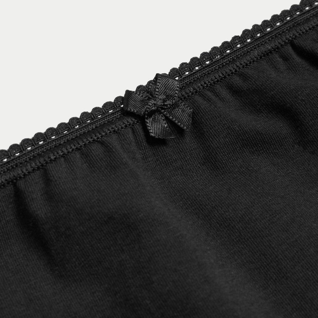 5pk Black High Rise Shorts from You Know Who's