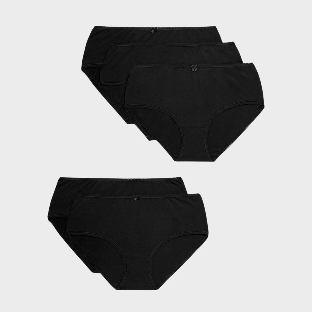 5pk Black High Rise Shorts from You Know Who's