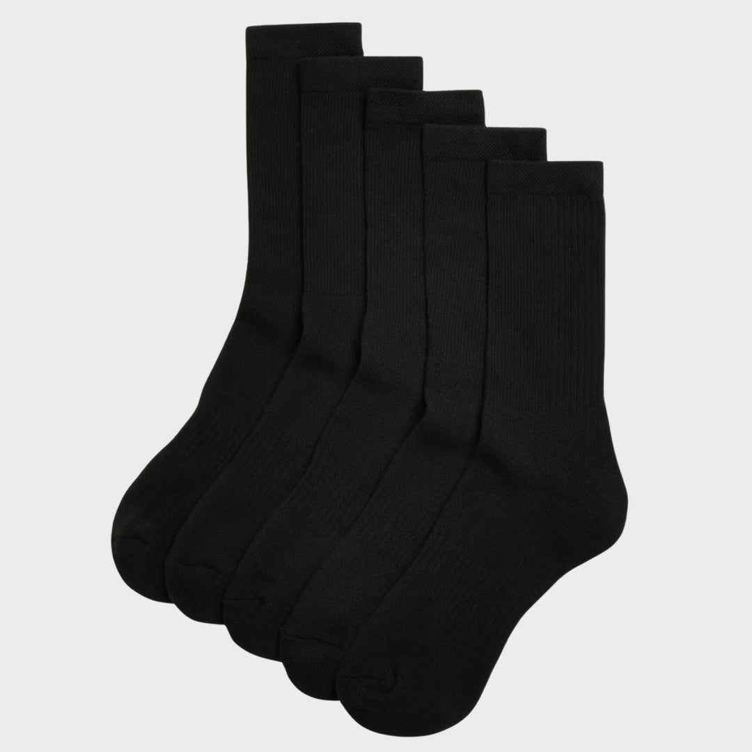 5pk Cotton Rich Cushioned Socks from You Know Who's