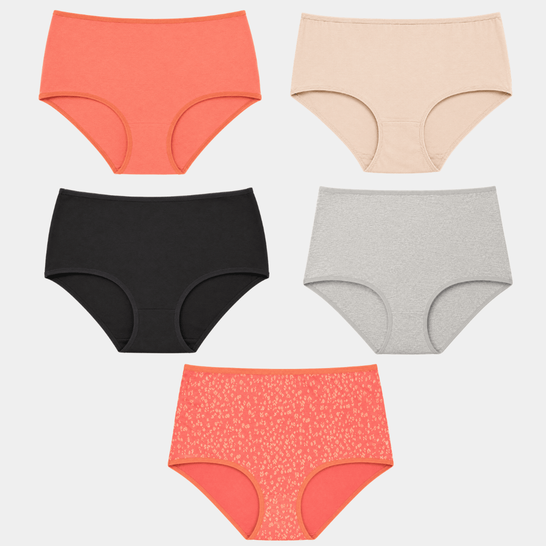 5pk Pink Full Briefs from You Know Who's