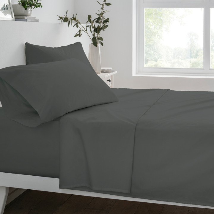 Sleepdown Charcoal 68 Pick Pillowcase Pair