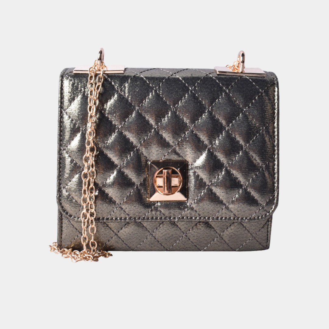Bronze Metallic Mini Clutch