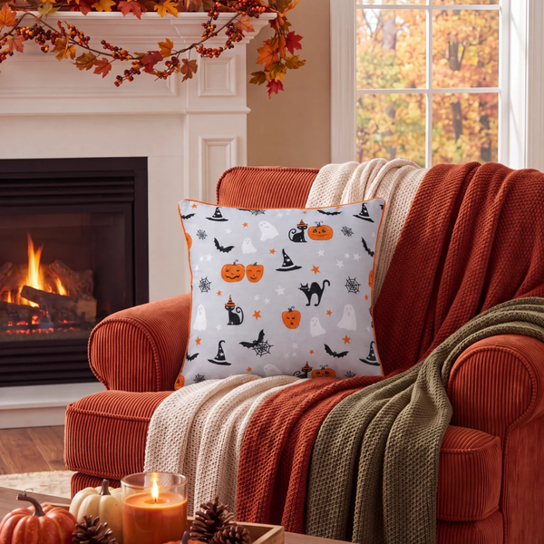 Halloween Pumpkin Cushion