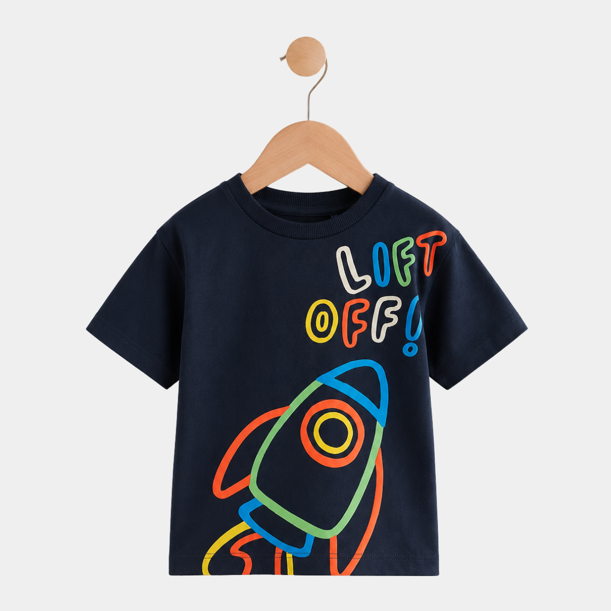 Kids Lift Off Rocket T-Shirt