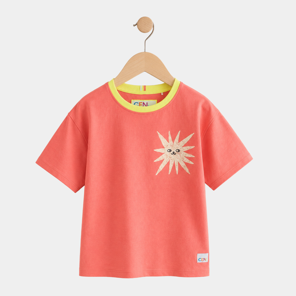 Kids Coral Sun T-Shirt