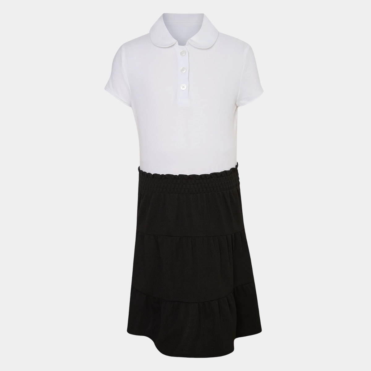 Girls Built In School Polo And Skirt