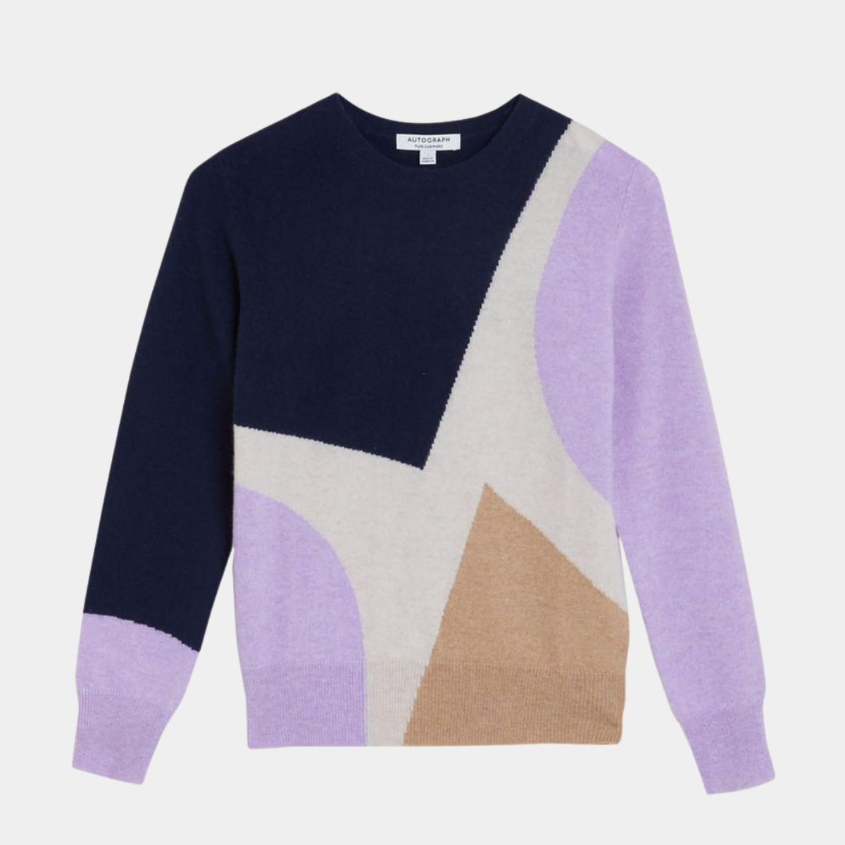 Ladies Colour Block Super Soft Jumper
