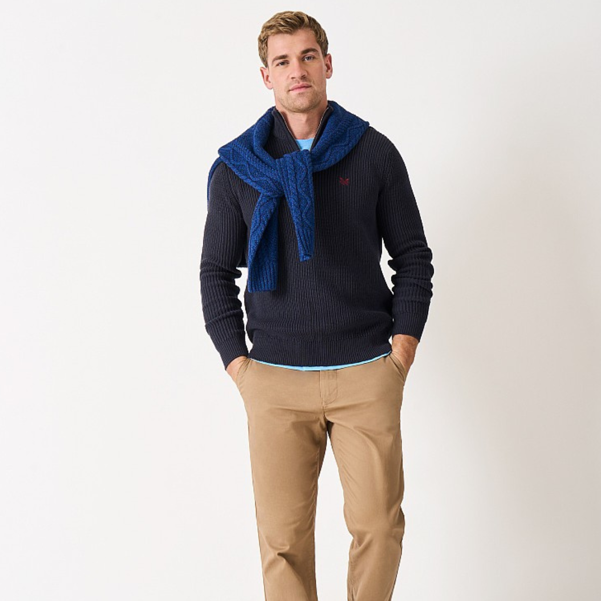 Mens Knit 1/4 Zip