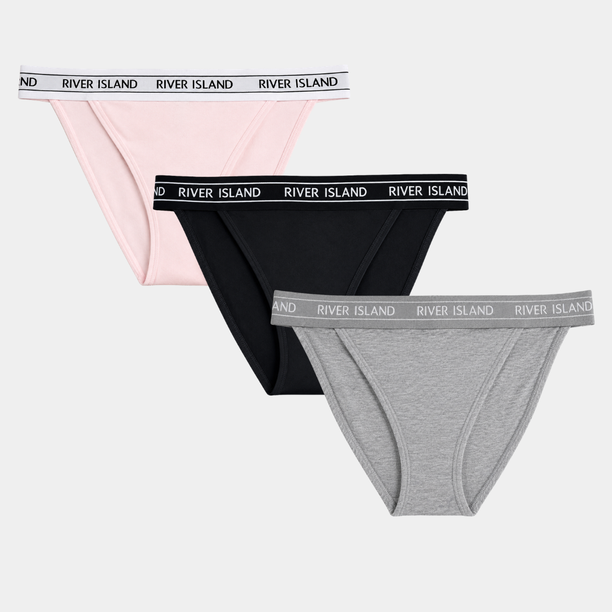 Ladies RI 3pk High Leg Brief