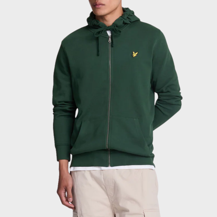 Mens Green Lyle & Scott Zipper