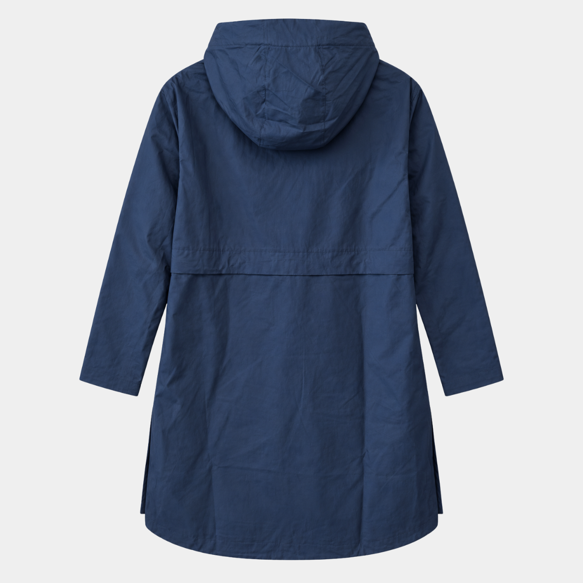 Ladies Hooded Longline Raincoat