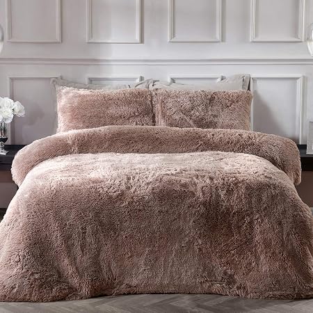 Sleepdown Mink Shaggy Fur Duvet Set
