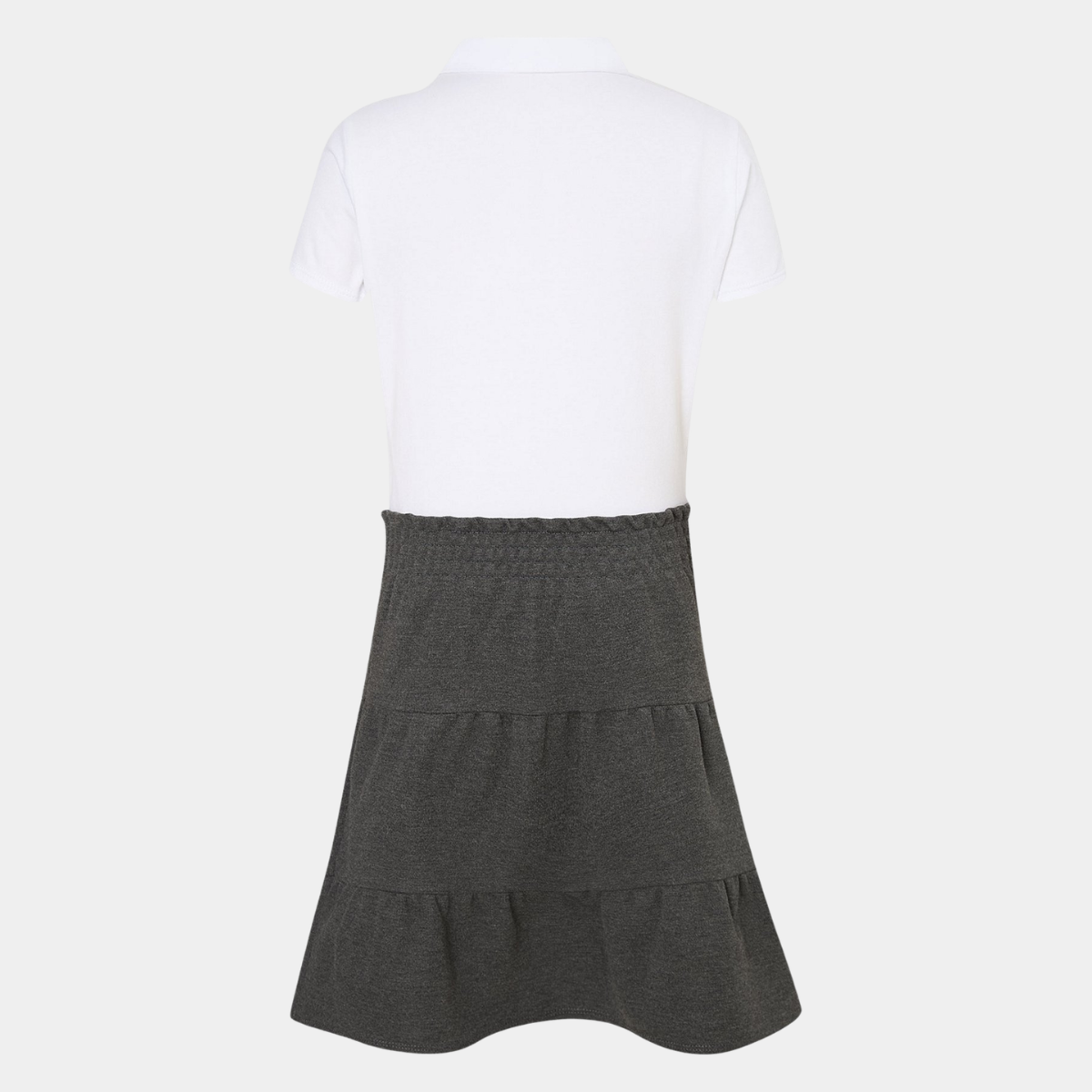 Girls Built In School Polo And Skirt