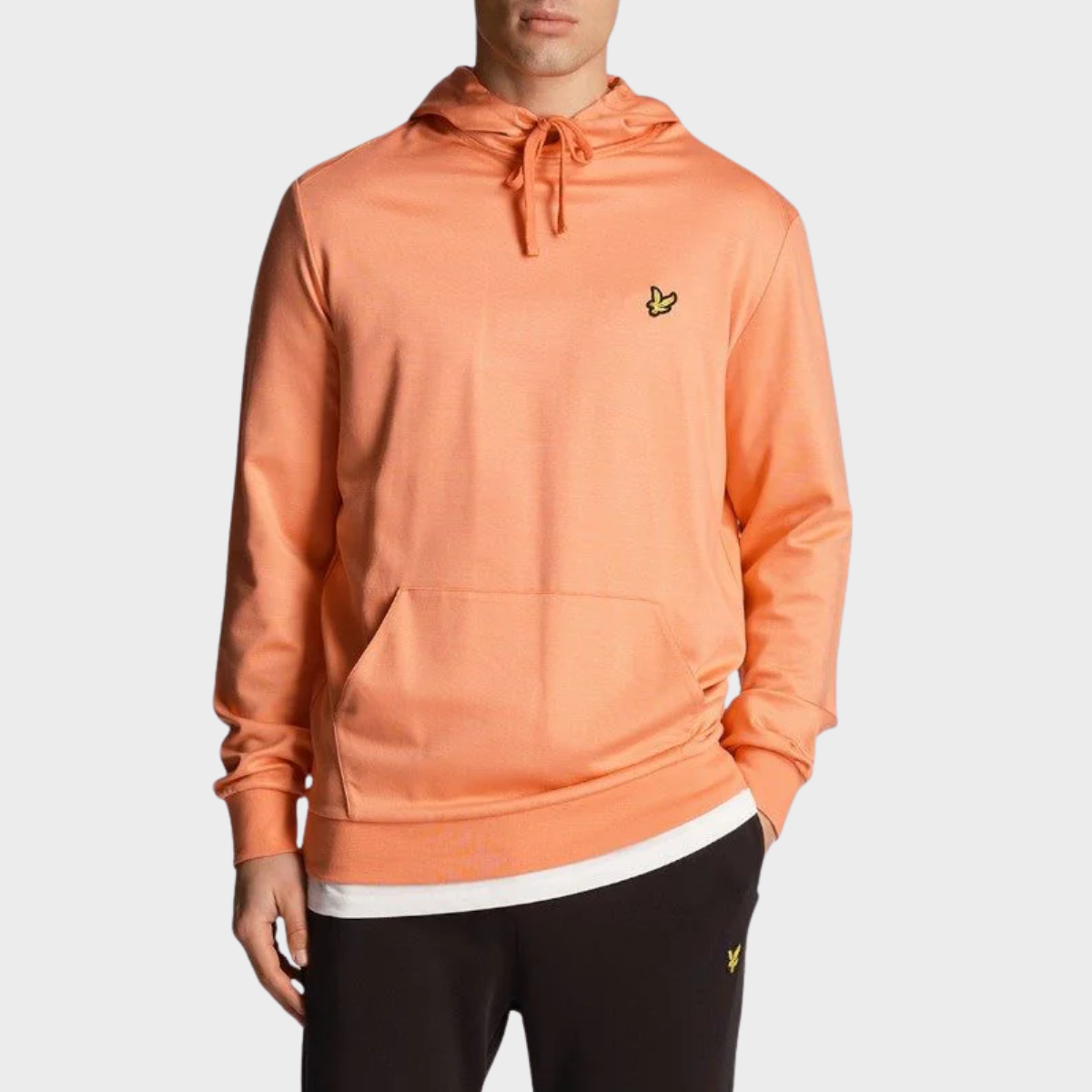 Mens Coral Lyle & Scott Hoodie
