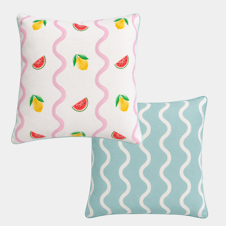 2 pack Fruit Garden Cushions 45x45cm