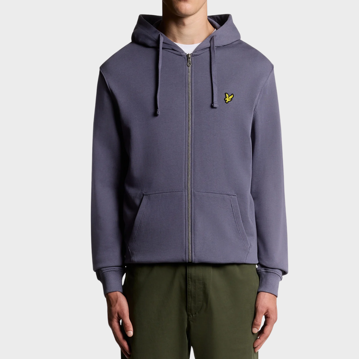 Mens Denim Lyle & Scott Zipper