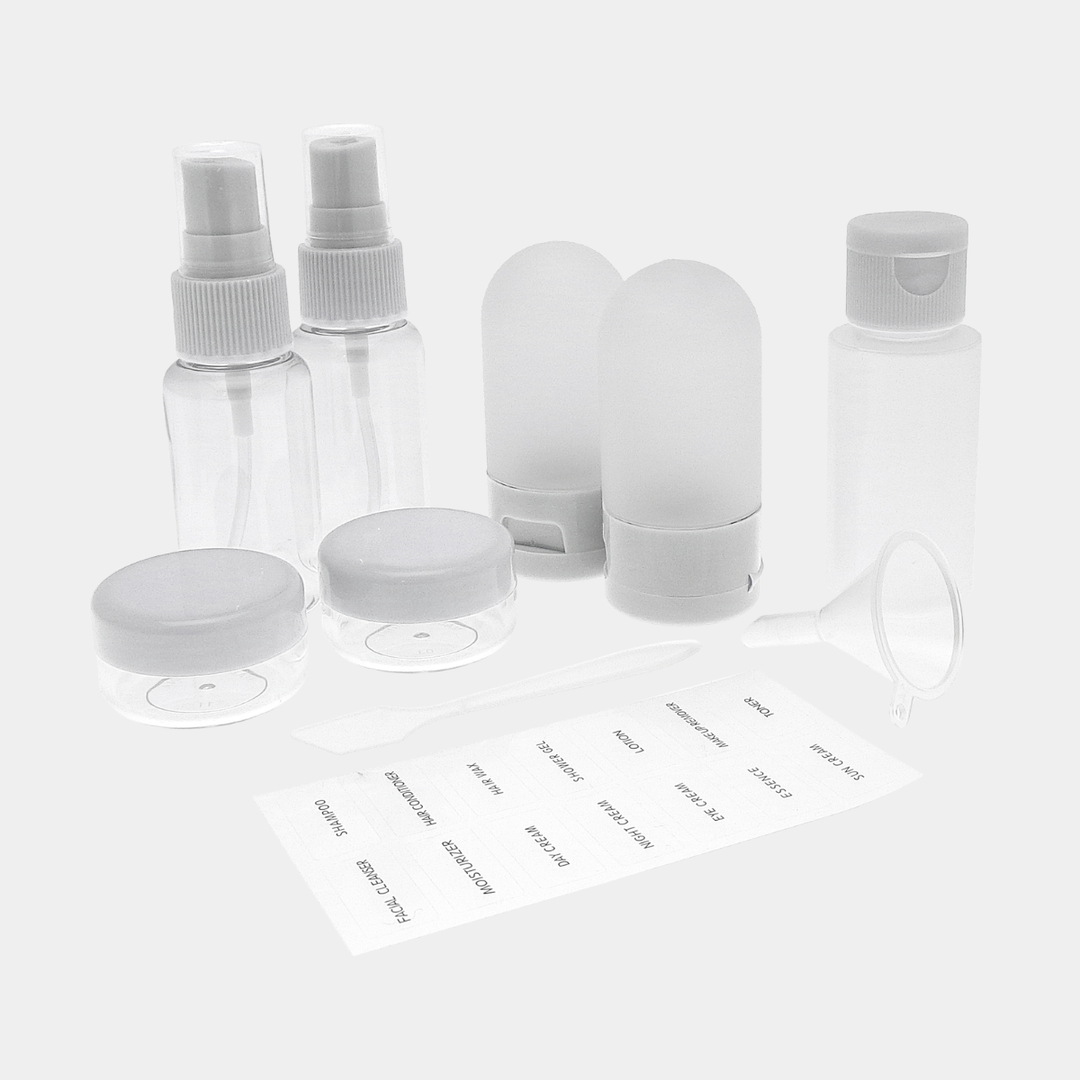 9pce Travel Bottle Set