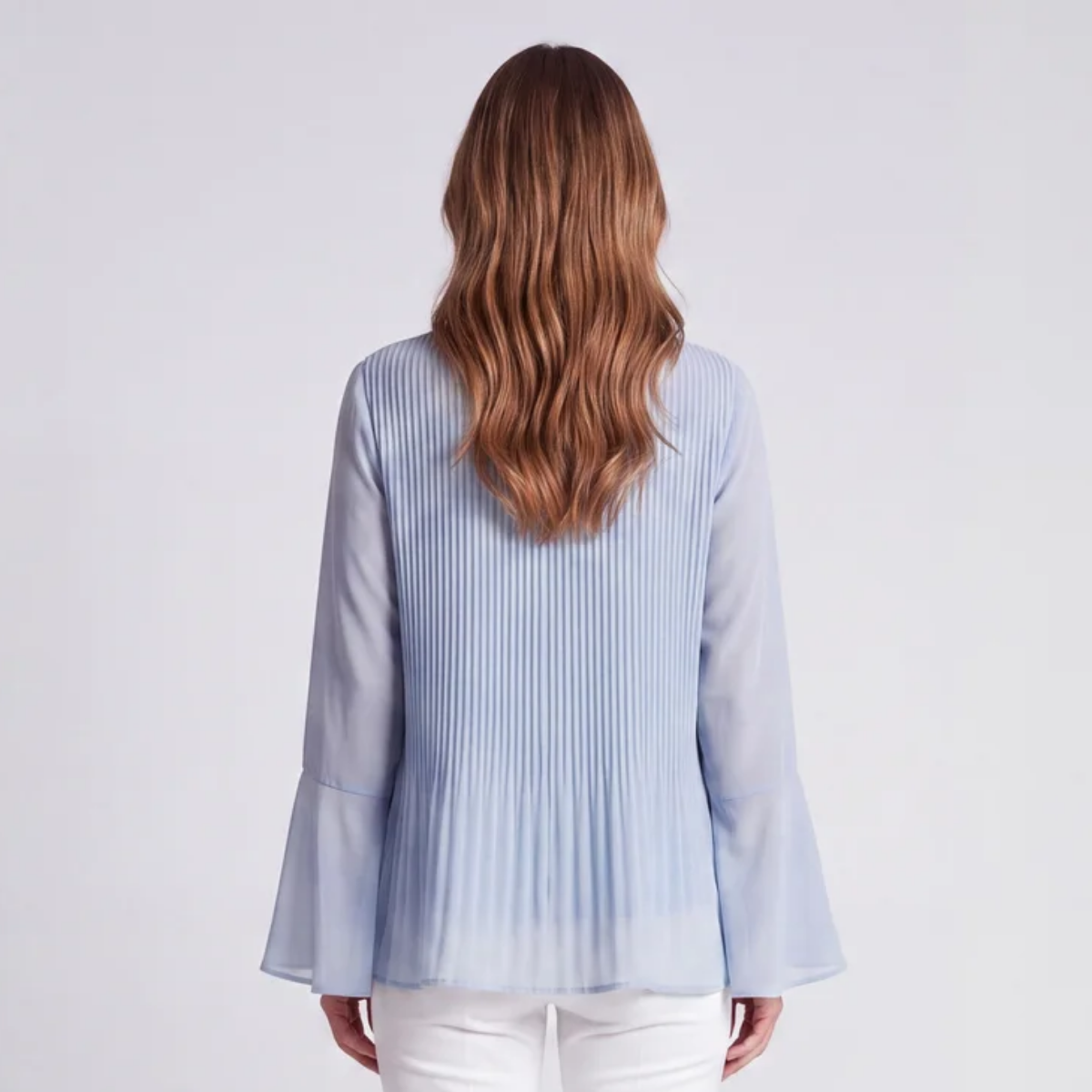 Pleated Long Sleeved Floaty Top