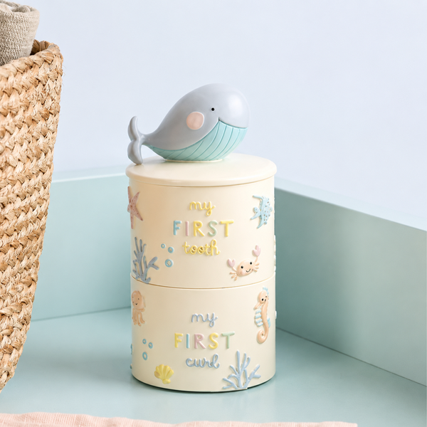 Petit Cheri First Tooth & First Curl Keepsake Box