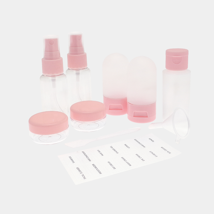 9pce Travel Bottle Set