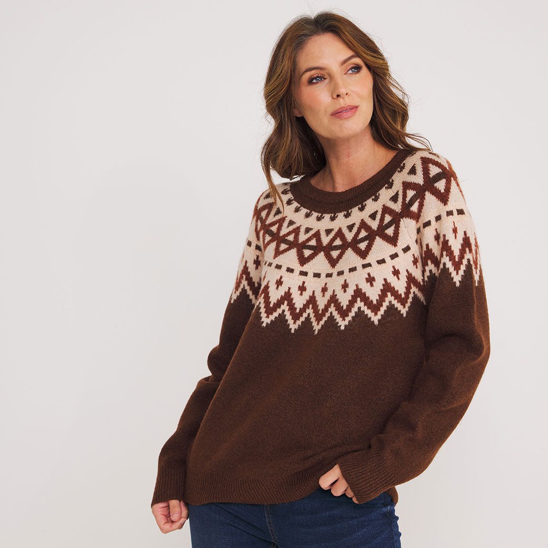 Chevron Fairisle Jumper from You Know Who's