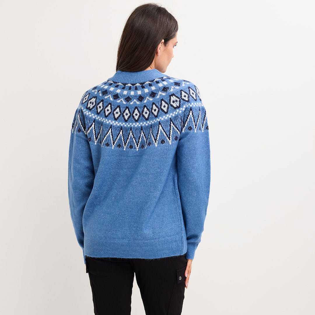 Ladies Fairisle Raglan Sleeve Jumper from You Know Who's