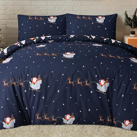 Sleepdown Santa Town Reversible Duvet Set