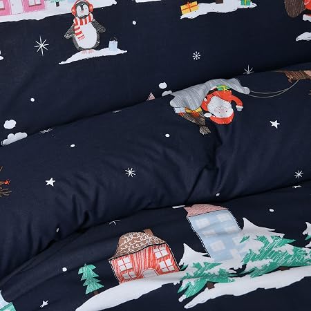 Sleepdown Santa Town Reversible Duvet Set