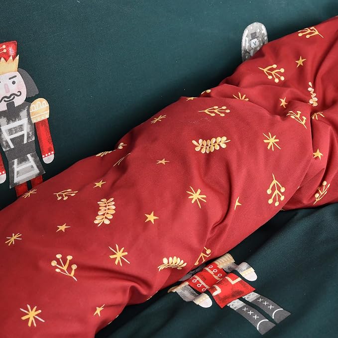 Sleepdown Green Nutcracker Duvet Set
