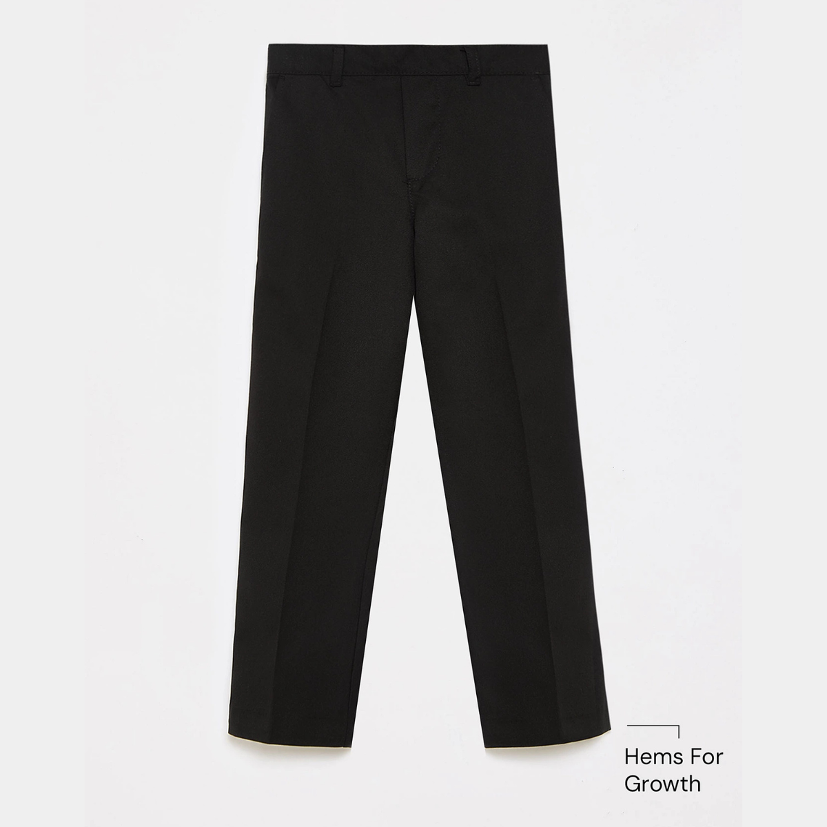 Boys Regular Pull On 2pk School Trouser