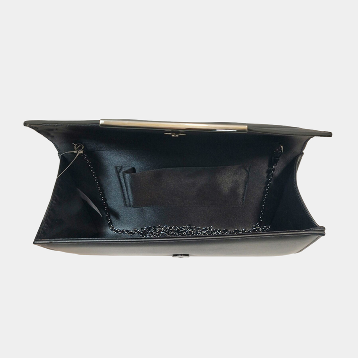 Black Envelope Clutch Bag
