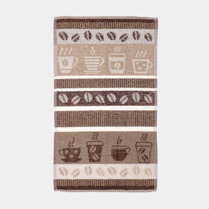 2pk Kitchen Towel Coffee