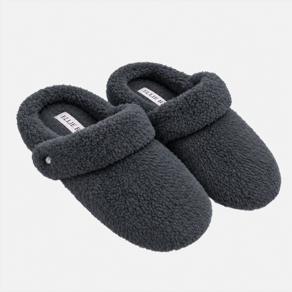 Ladies Borg Slippers