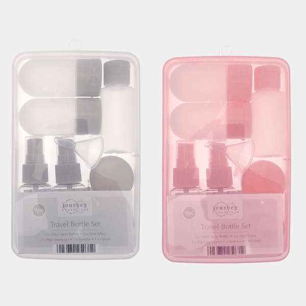 9pce Travel Bottle Set from You Know Who's